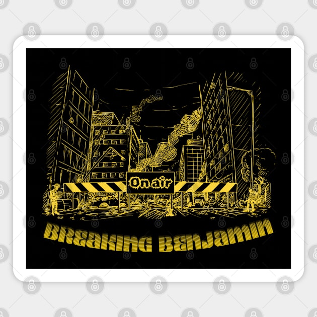 breaking benjamin Magnet by resinda by
